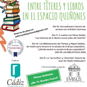 pequencuentros en el esapacio Quiñones Cádiz Octubre 2020